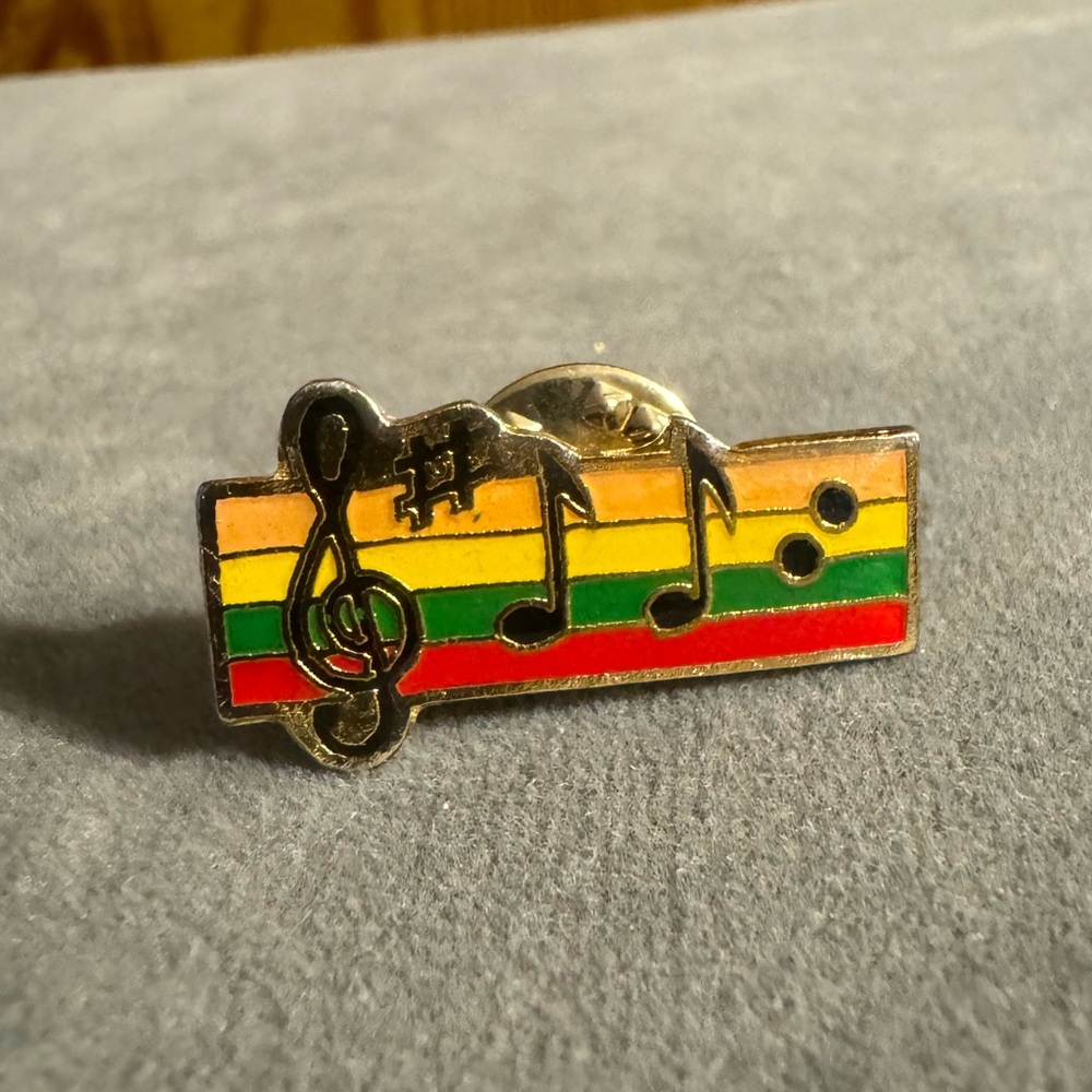 PWII Music Note Enamel Pin